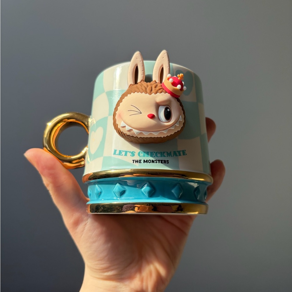POP MART Labubu Let’s Checkmate Mug Blue